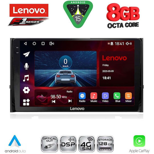 Lenovo Car Audio System for Skoda Karoq Kodiaq 2016 Bluetooth USB WiFi GPS Apple CarPlay Android Auto with 10 Inch Touch Screen LENOVO SSR 10584 CPA