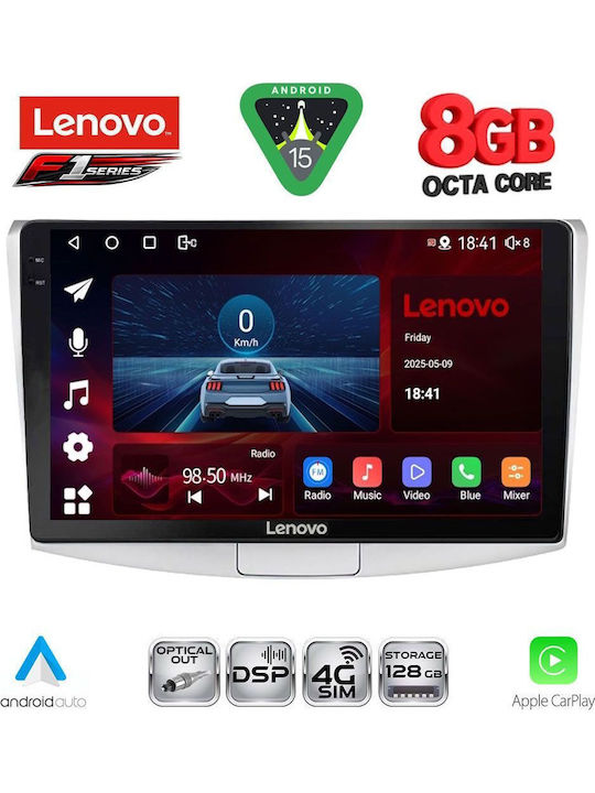 Lenovo Car Audio System for Volkswagen Passat 2010-2015 (Bluetooth/USB/WiFi/GPS/Apple-Carplay/Android-Auto) with Touch Screen 10"