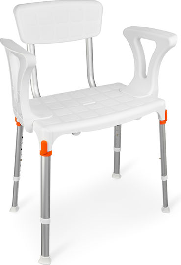 SuperOrtho Тоалетен Стол с Гръбнак KING-SS1BA-20