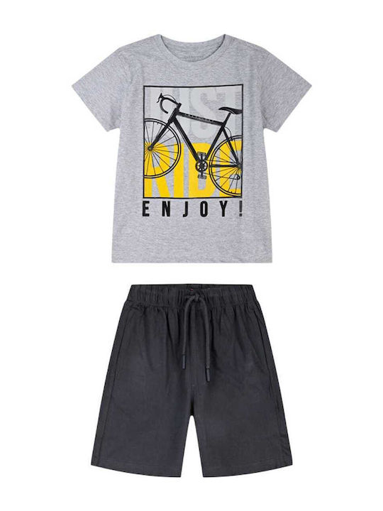 Energiers Kids' Set with Shorts Summer 2pcs Gre...