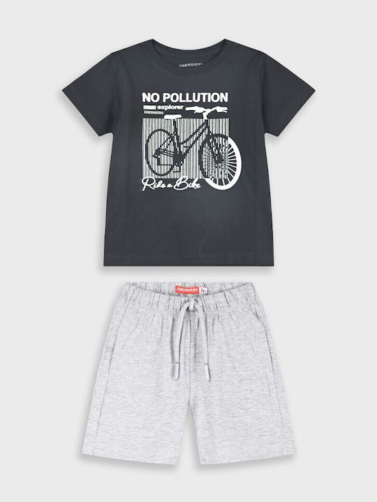 Kinder-Set mit Shorts Sommer 2Stück Black