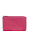 Small Leather Women's Wallet Classic Fuchsia