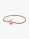 Pandora Women's Bracelet Chain made of Silver Gold Plated