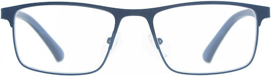 Frog Optical F240 Reading Glasses +1.25 in Blue color