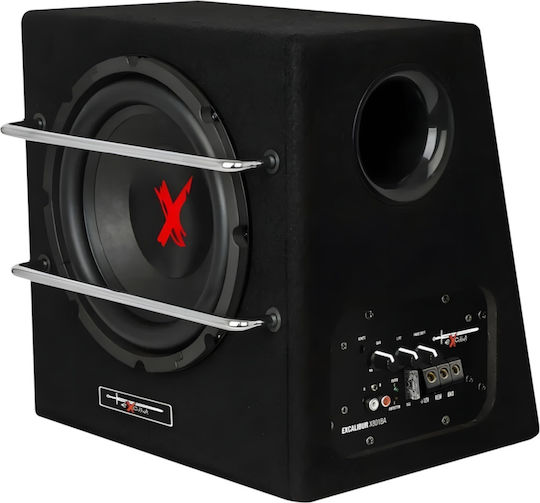 Subwoofer Auto Excalibur Amplificator 135w Putere Rms 1100w Max Difuzor 200 Mm Design Modern Culoare Neagră