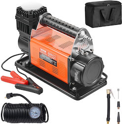 Vevor Compresor Auto 150PSI Cu Cleme Tip Crocodil Pentru Baterie Vevor Compresor Auto 150PSI Cu Cleme Tip Crocodil Pentru Baterie
