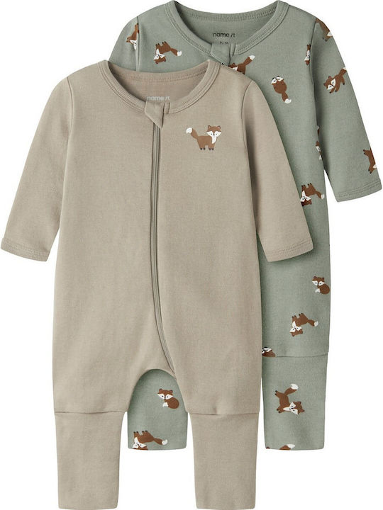 Name It Set Babystrampler Green 2Stück