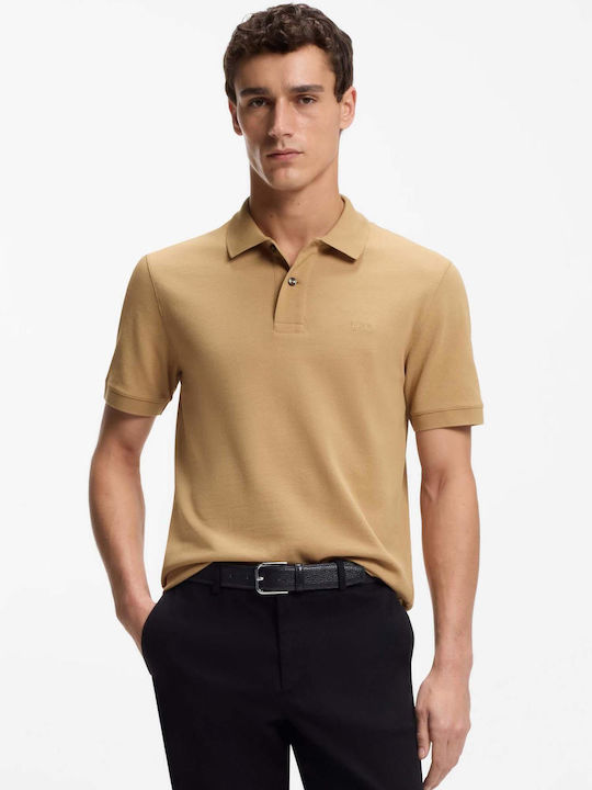 Boss Pallas Polo Blouse Beige
