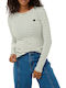 Women's Blouse Striped Bay Leaf Mint