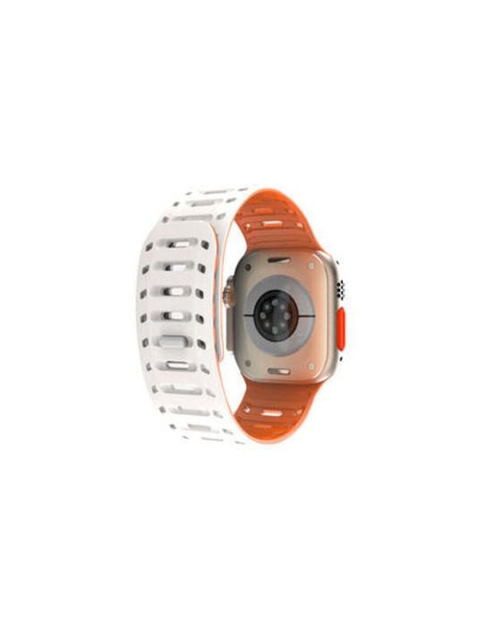 Wiwu Λουράκι Σιλικόνης Λευκό (Apple Watch 42/44/45/49mm, WIWU)