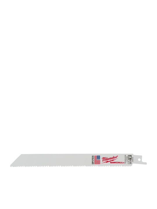 Milwaukee Stichsägeblätter S Bimetal 200mm 8/12t 5 Stück