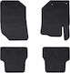 vidaXL Set of Front and Rear Mats 4pcs for Opel Corsa / Mokka Citroen DS3 2019 Black