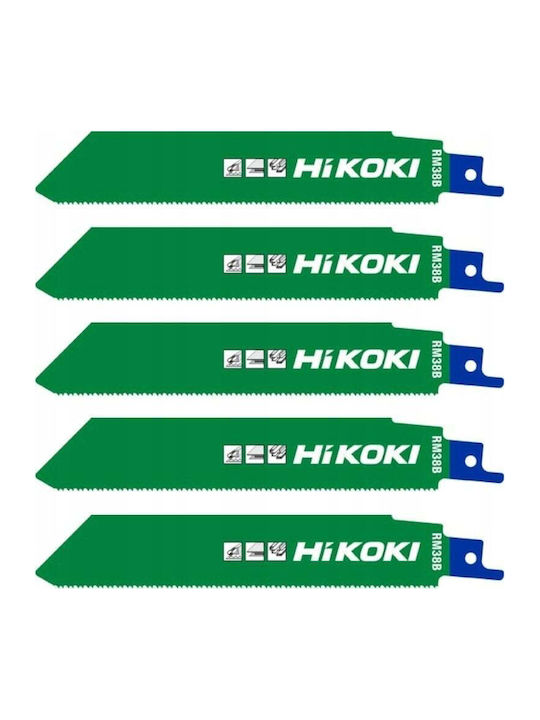 Hikoki Sabre Saw Blade Rm38b/s921bef 150mm 5pcs