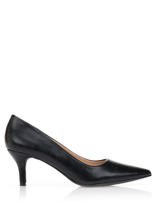 Tsoukalas Synthetic Leather Pointed Toe Black M...