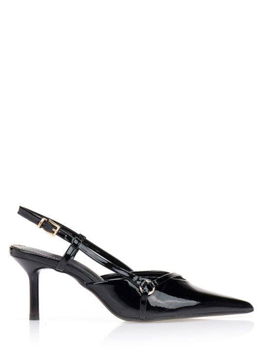 Tsoukalas Pumps mit Riemchen & mittelhoher Absa...