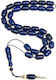 Roloi Komboloi Resin Worry Beads with 33 Beads Blue 45cm