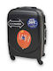 Medium Hard Black Suitcase With 4 Wheels Height 60cm