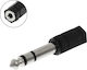 Converter 6.3mm male to 3.5mm female 1pcs 02.008.0007