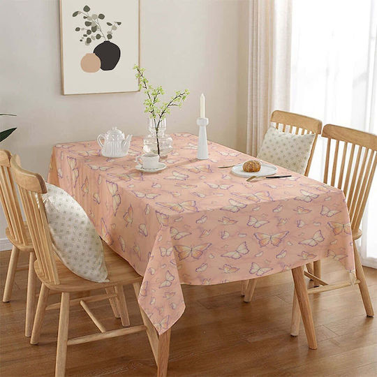 Hermia Tischtuch Multi-pink 140x140cm