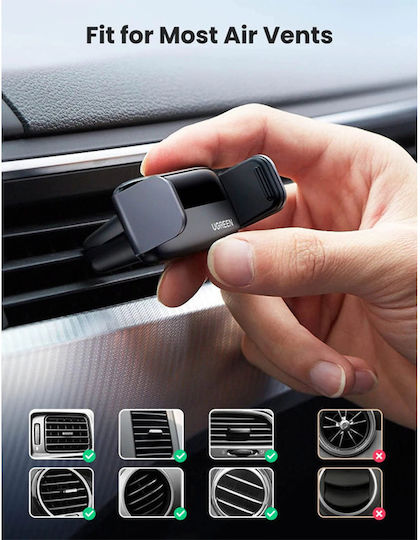 Ugreen Handyhalterung Auto mit verstellbaren Haken Schwarze