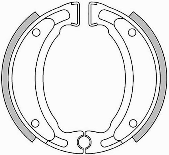 Brake Shoes Set Yamaha Crypton 105cc/Crypton-R 115cc/F1Z 110cc/F1ZR 115cc Etc Aspira29065