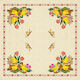 Stamped Embroidery Square Chicks On Spring Flowers