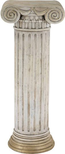 Artekko Ανθοστήλη Μπεζ 32.5x25.5x78.5εκ.