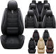 Factory Waterproof Car Cover Set 5pcs Leather Black
