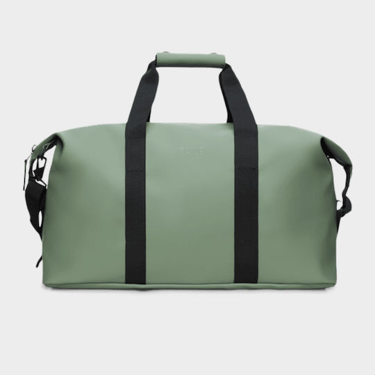 Rains Hilo Weekend Bag Sack Voyage Green Fabric L52cm