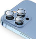 Anti-scratch Glass Protection Camera Protection Tempered Glass Light Blue for the iPhone 11, 11 Pro, 11 Pro Max, 12, 12 Pro, 12 Mini