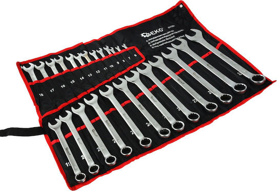 Geko Satin Combination Wrenches 6-32mm 25 Pieces G11246