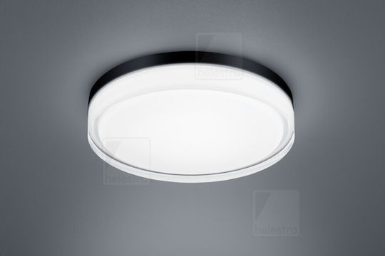 Helestra Таванно осветление Баня 33бр Черен с Вграден LED