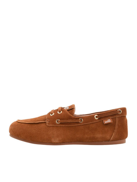 Moschino Mocasini dama în culoarea Maro