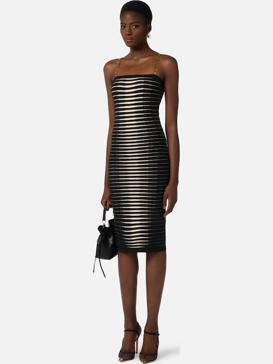 Elisabetta Franchi Φόρεμα Βραδινό Μαύρο Elisabetta Franchi Φόρεμα Βραδινό Μαύρο
