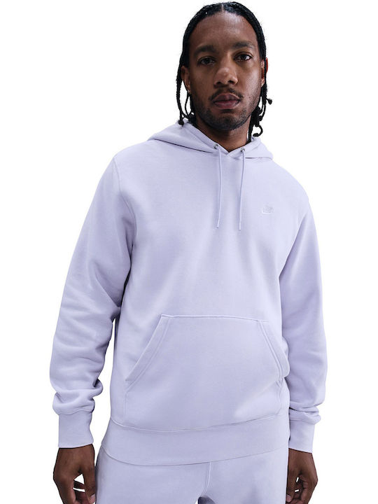 Nike Sportswear Club Sweatshirt With Gray Hood