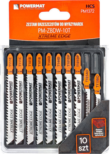 Set Lame Fierăstrău Pendular Powermat 10 Bucăți Pm1372