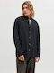 Long Sleeve Linen Shirt Black