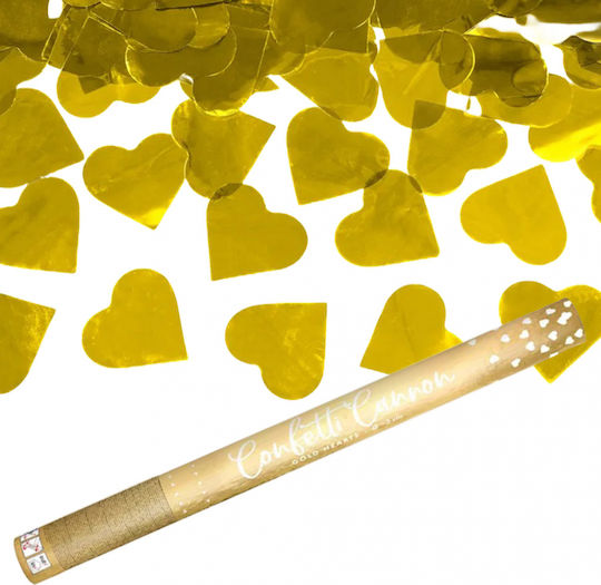 Hearts Confetti Yellow