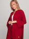 Women's Cardigan Dark Red