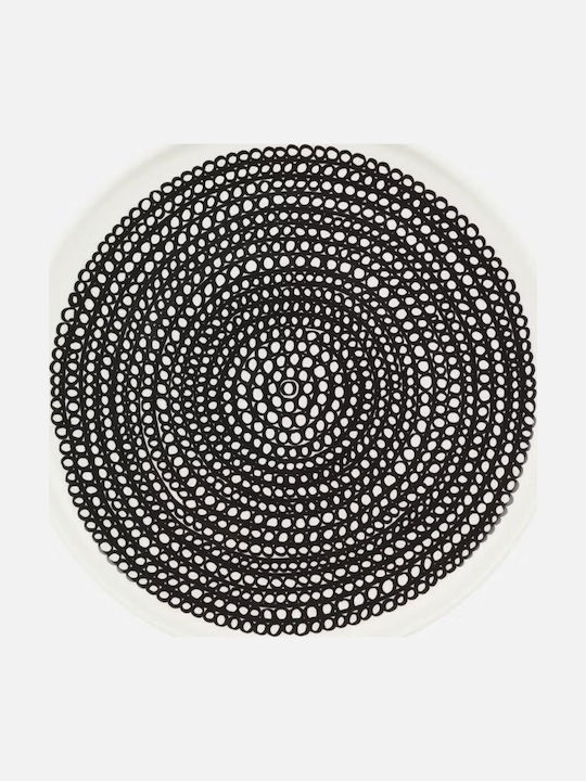 Marimekko Чиния Плитко Керамика Бял с Диаметър 20см