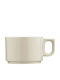 Kutahya Porselen Set of Cups Tea Porcelain White 6pcs