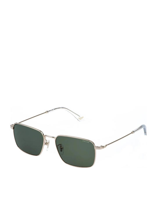Police Unisex Sunglasses with Silver Frame and ...