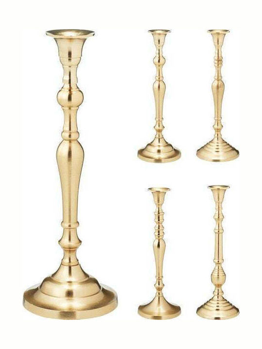 Koopman Candle Holder Metal 29cm 1pcs Various Designs