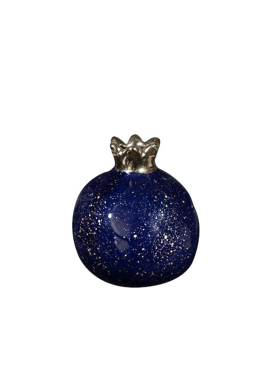 Pomegranate Ceramic Blue-Gold 10cm Zen Collection 21.19.47604 Set 6 Pieces Material Ceramic Blue Zen Collection 21.19.47604