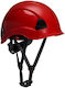 Portwest PS53RER Construction Site Work Helmet with Earplugs Red
