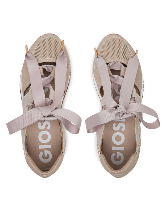 Platforme De Vară Pentru Femei Tip Espadrile Bej