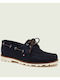 Leder Herren Mokassins in Blau Farbe