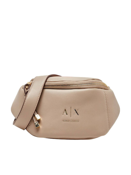 Fabric Women's Shoulder Bag Beige