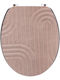 Eurocasa Καπάκι Λεκάνης Ξύλινο 37.5x37.5cm Καφέ