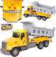 Interactive Dump Truck Children Realistic Design Movable Wheels Sound Light Effects Size 30 X 12.7 X 8.8 Cm